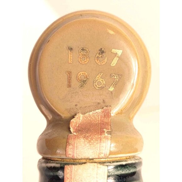 Cheyenne Wyoming Centennial 1867-1967 Commemorative Ceramic Decanter Bottle - Picture 5 of 7